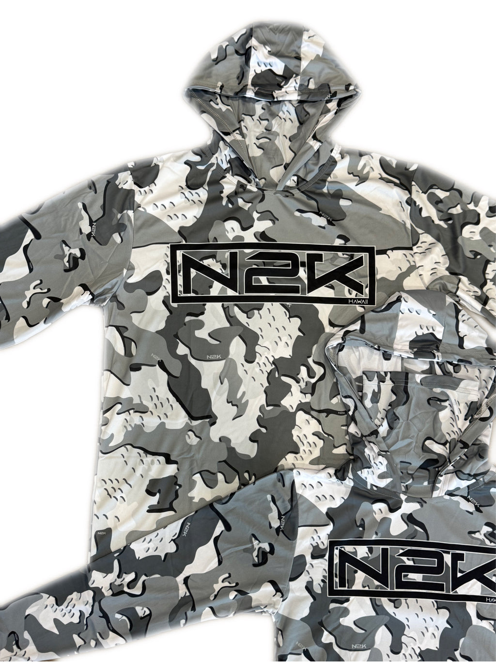 GREY CAMO PERFORMANCE HOODIE