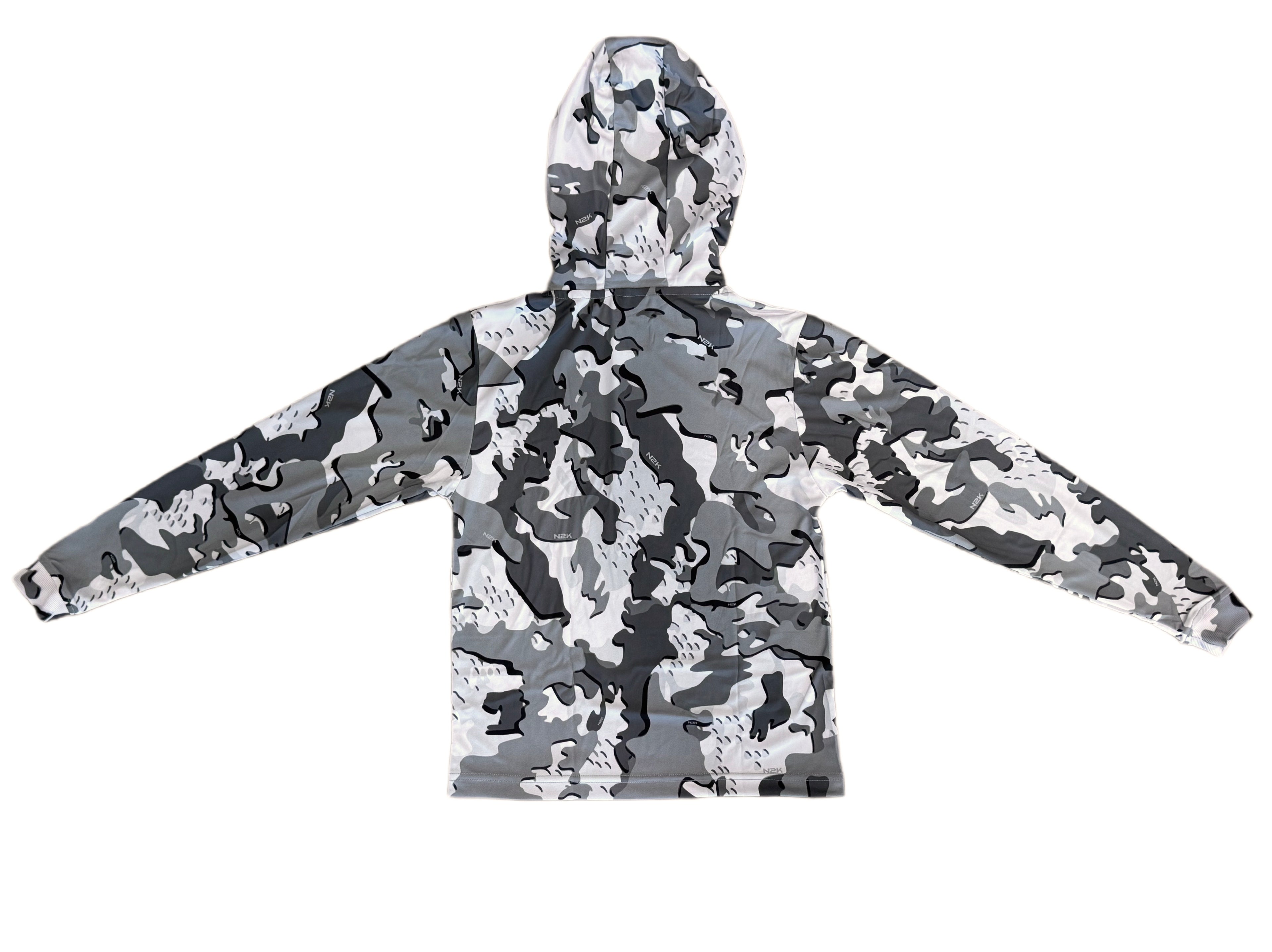 GREY CAMO PERFORMANCE HOODIE