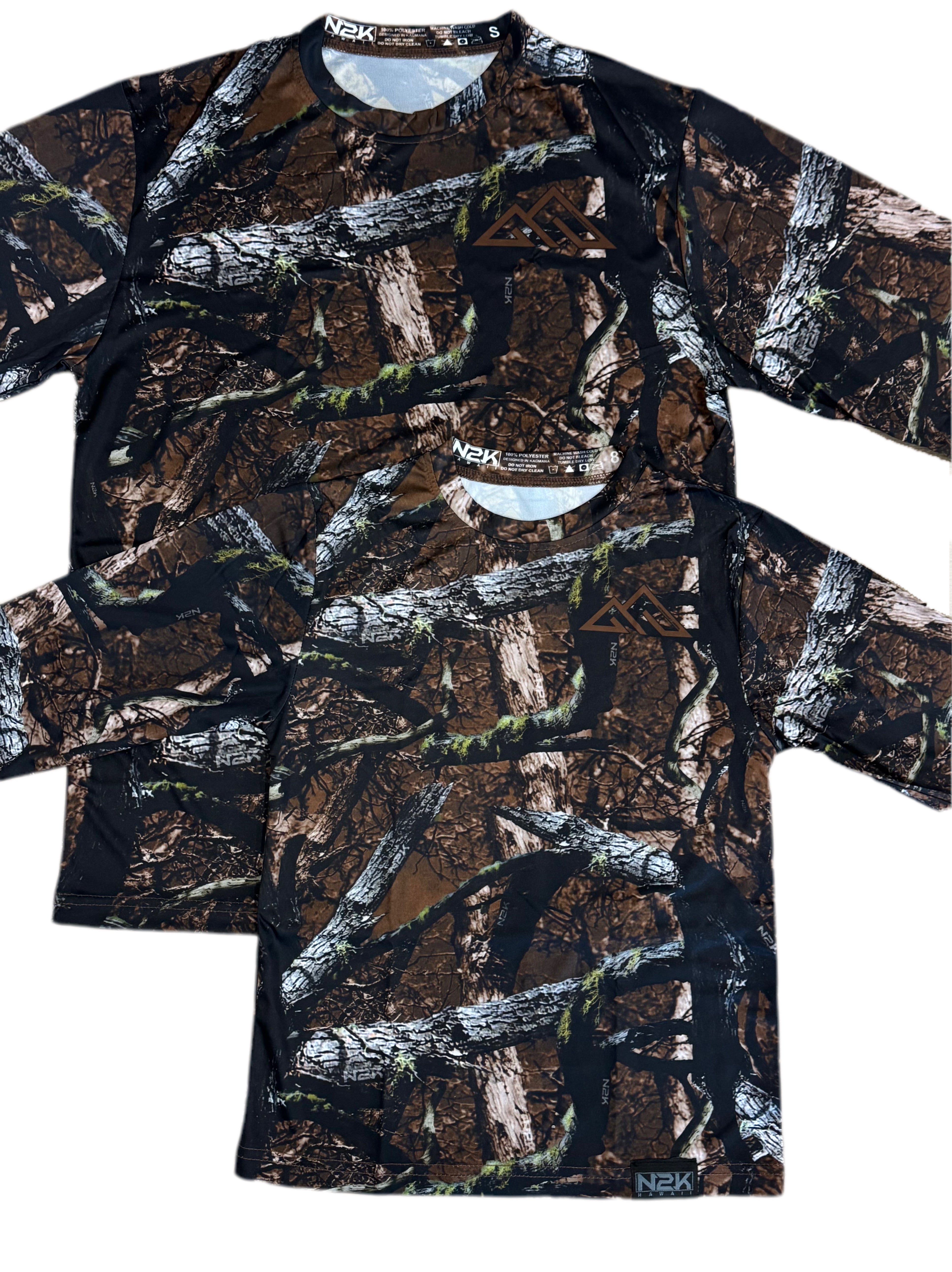 MUD長袖DAB DNE jellyyabashi着用yokoflexwitme BROWN ʻŌHIʻA (MUD) – NATIN2KRAZY HAWAII