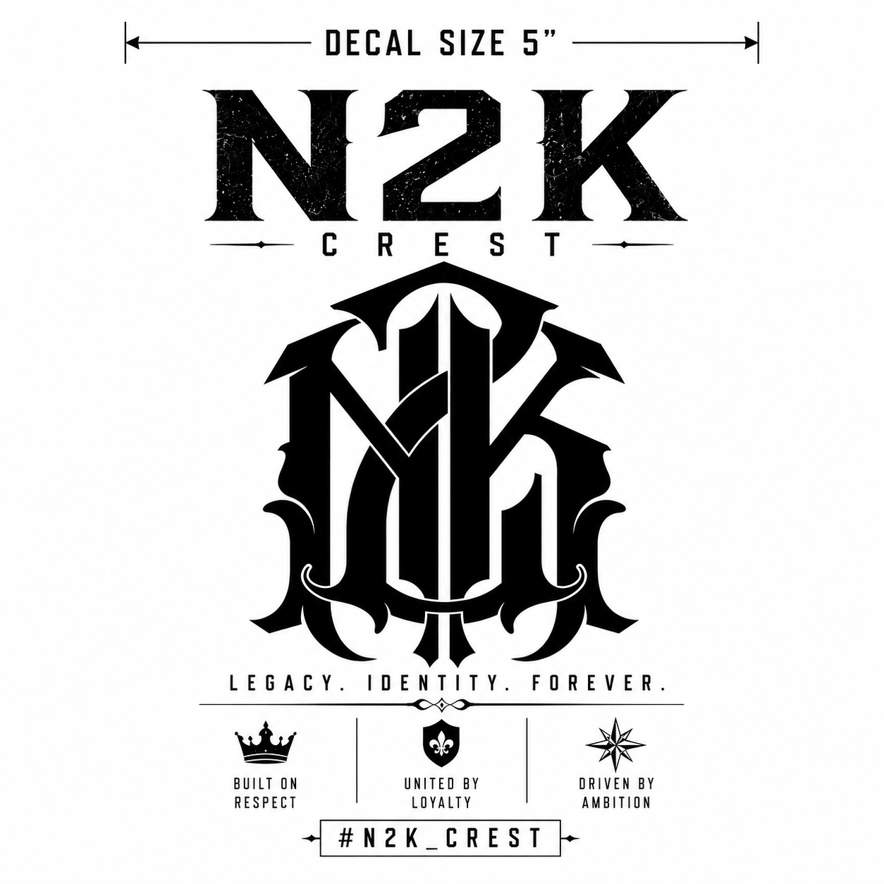 N2K #CREST DECAL
