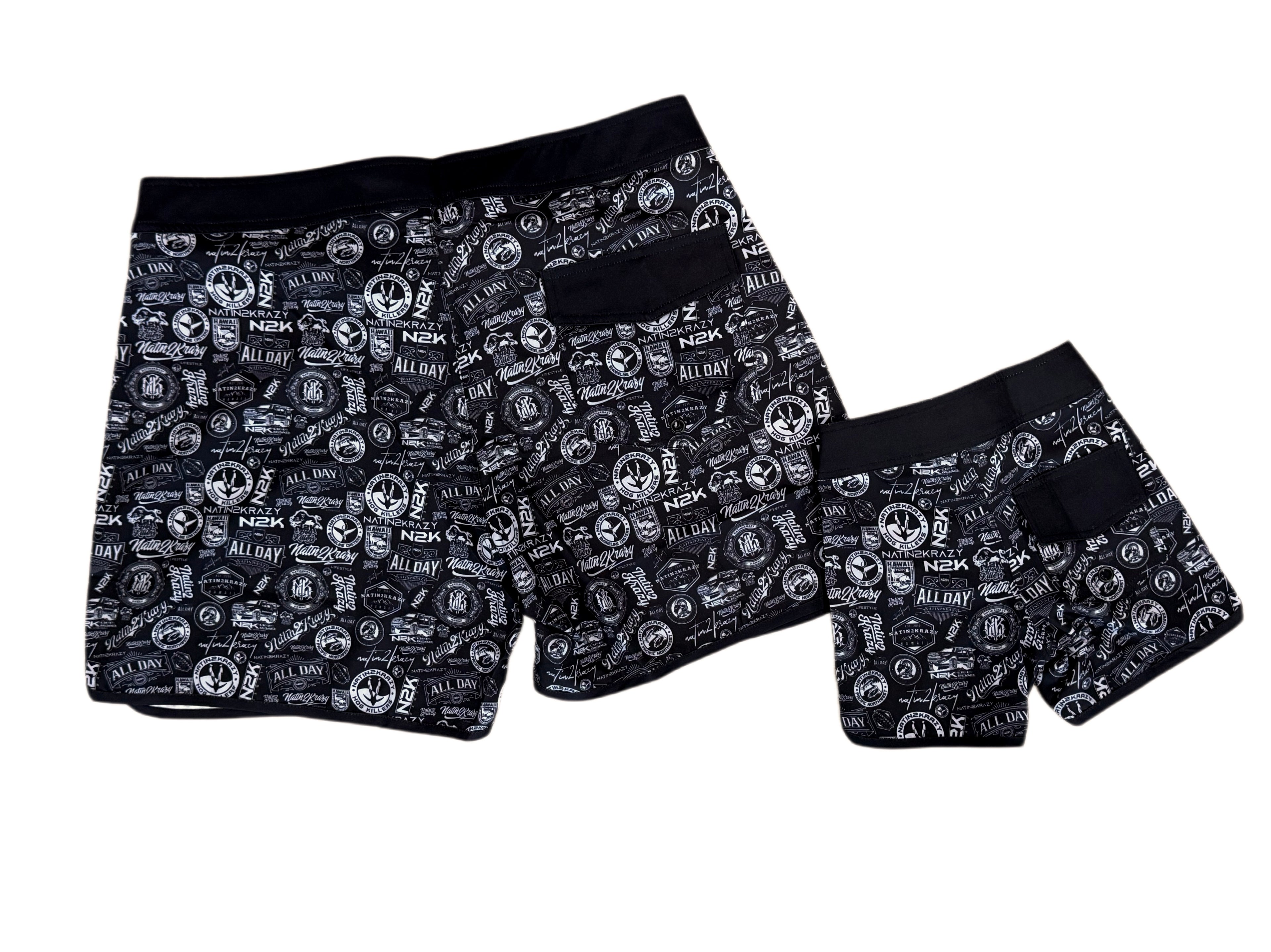 NATIN2KRAZY (ALL-DAY) BOARD SHORTS