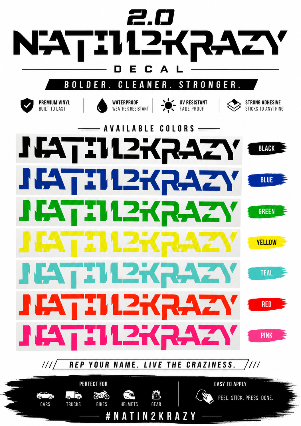 NATIN2KRAZY DECAL (V2)